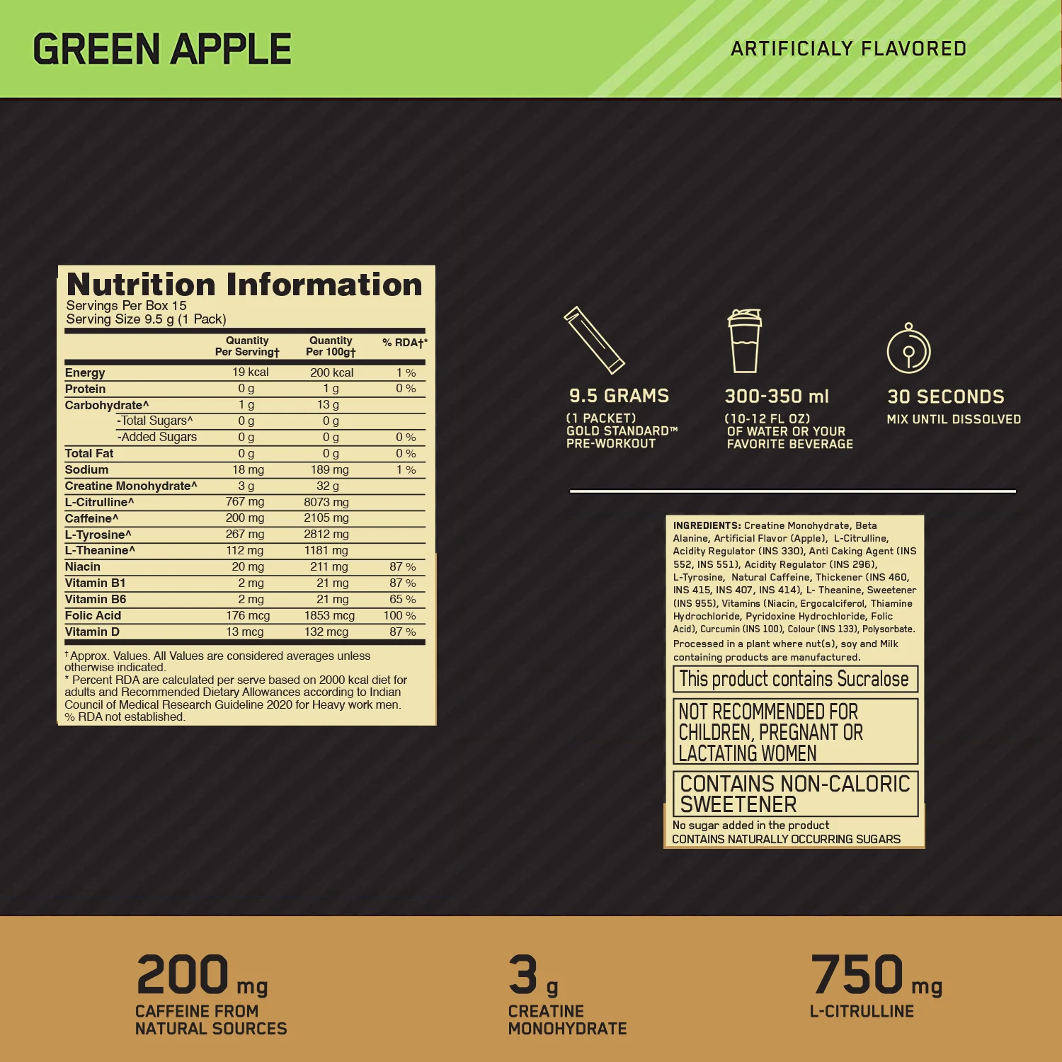 Gold Standard 100% Whey 5 Lbs Double Rich Chocolate + Pre Workout Green Apple - Image 16