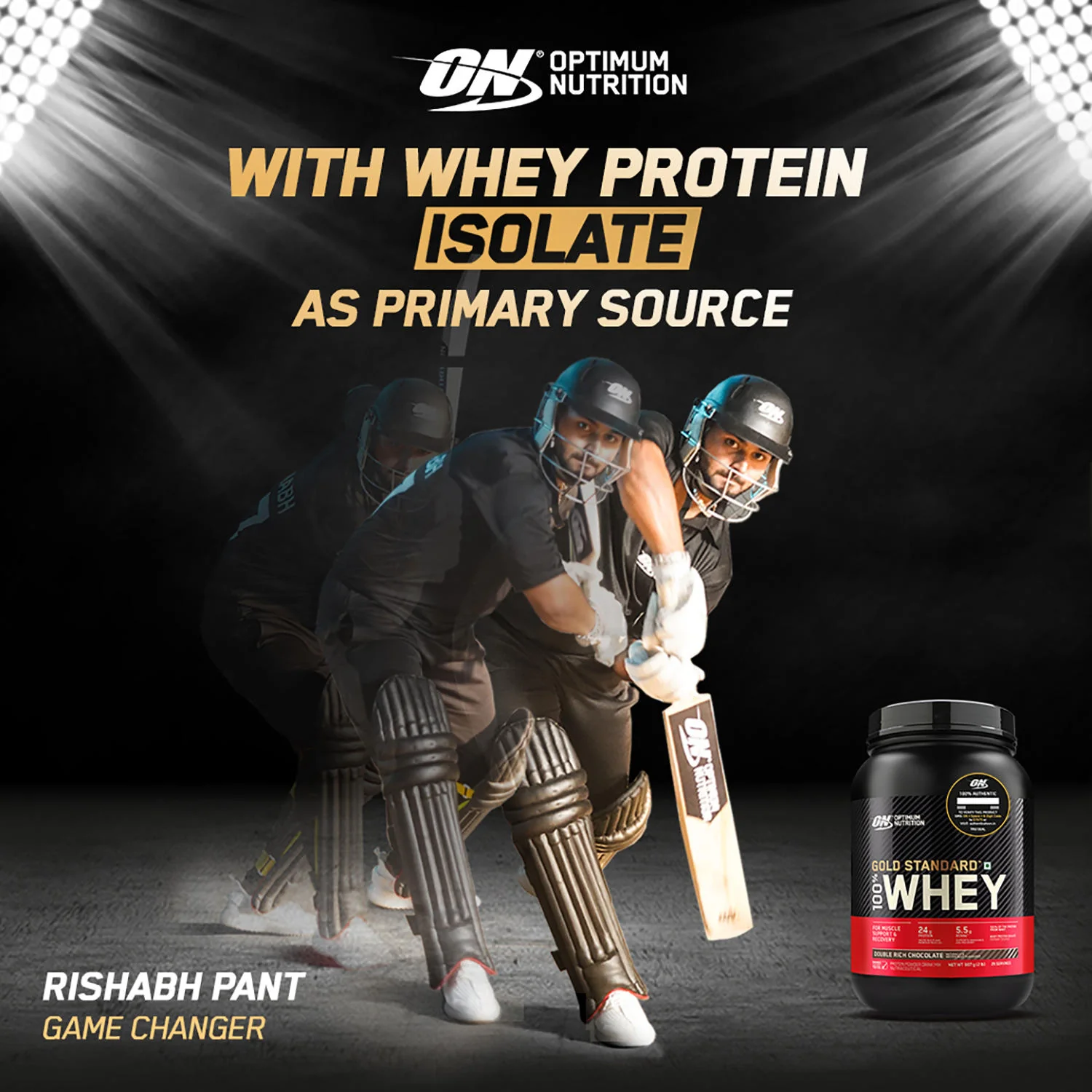 Gold Standard 100% Whey Protein Powder Double Rich Chocolate 1.7 kg + Pre Workout Green Apple - Image 5