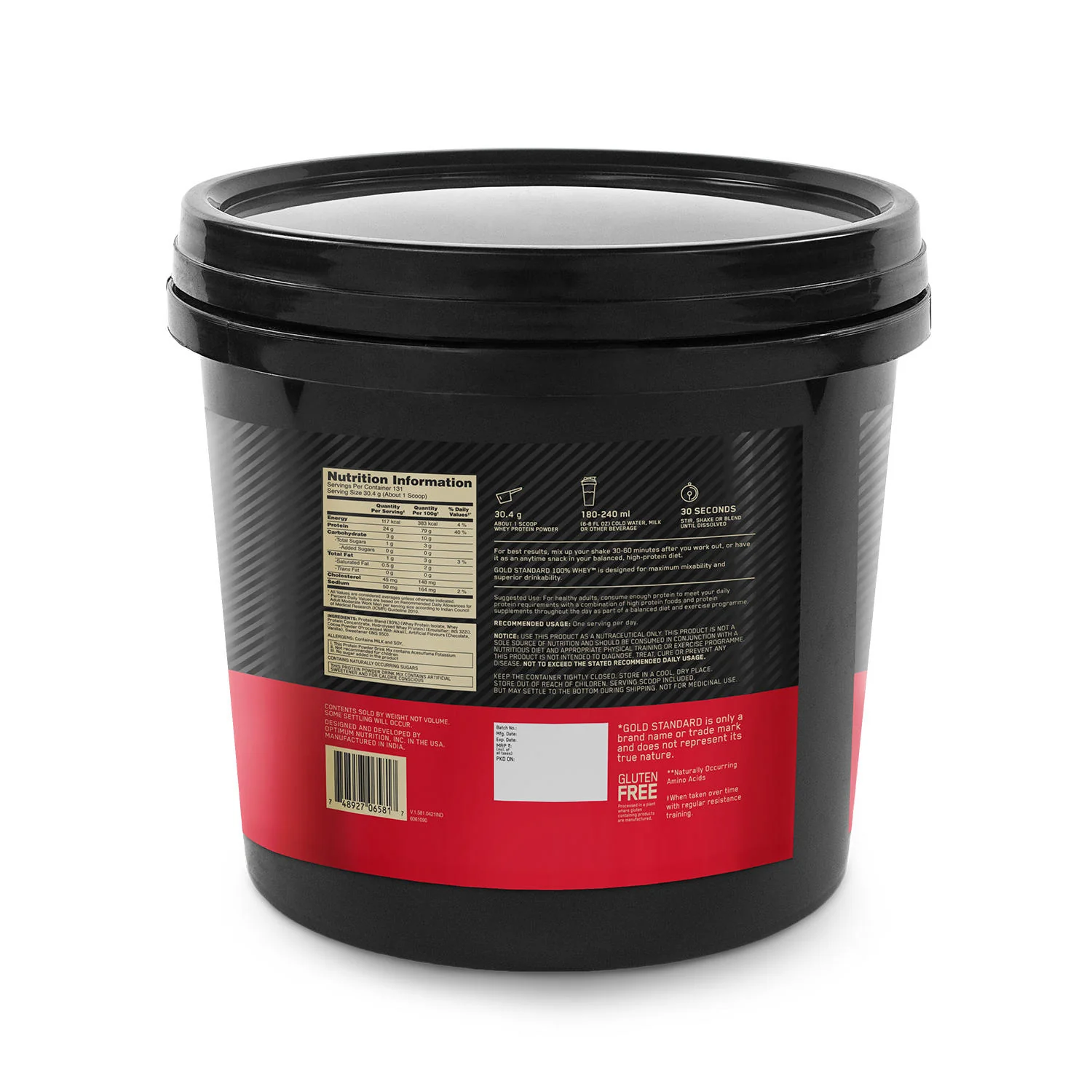 Gold Standard 100% Whey Protein Powder  Double Rich Chocolate  4 kg and Micronised Creatine Powder  Unflavoured  250 g - Image 8