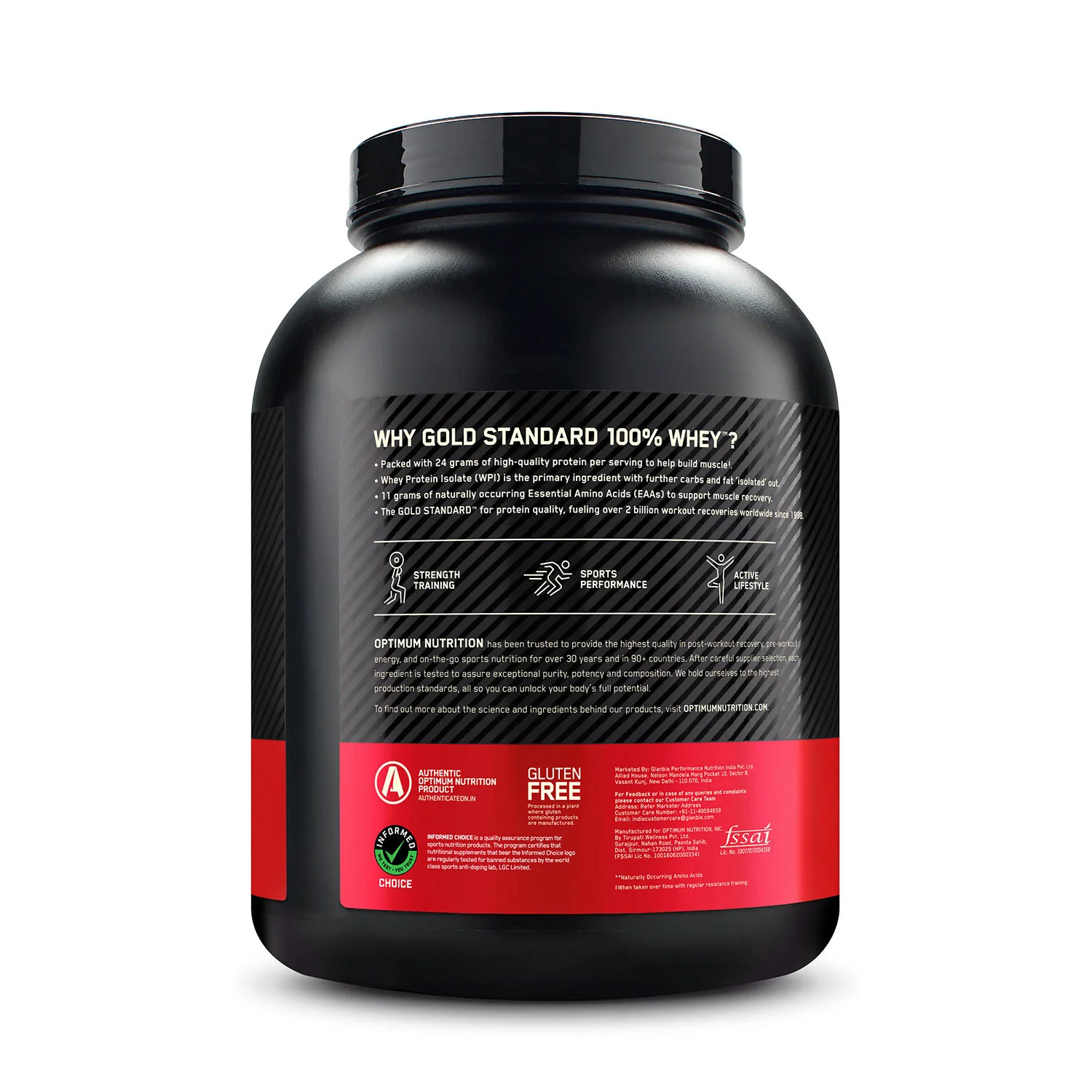 Gold Standard 100% Whey Protein Powder Vanilla Ice Cream 5 lbs + Pre Workout Green Apple - Image 12