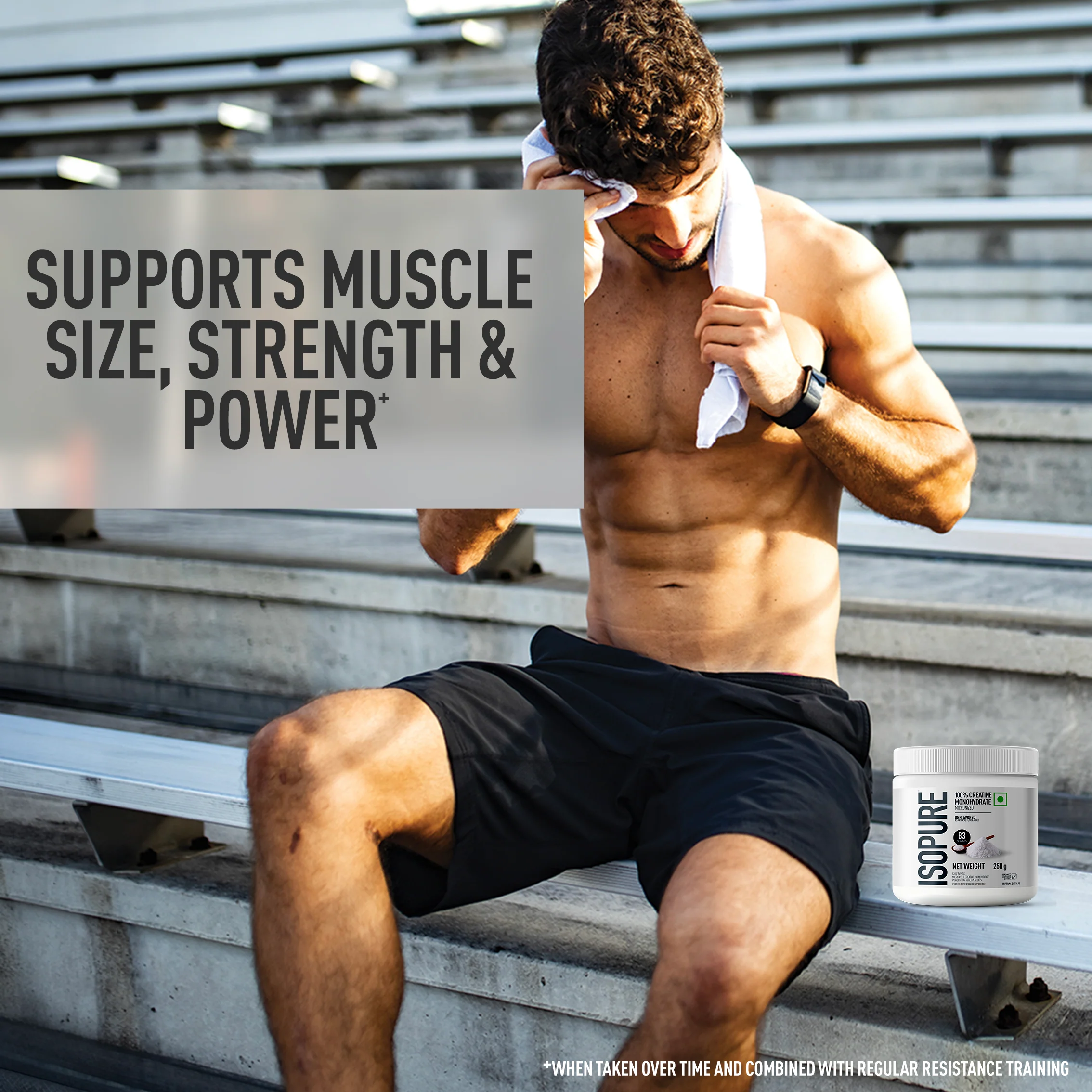 Isopure 2 kg Chocolate + Isopure 100% Creatine Monohydrate Micronized, 250g - Image 19