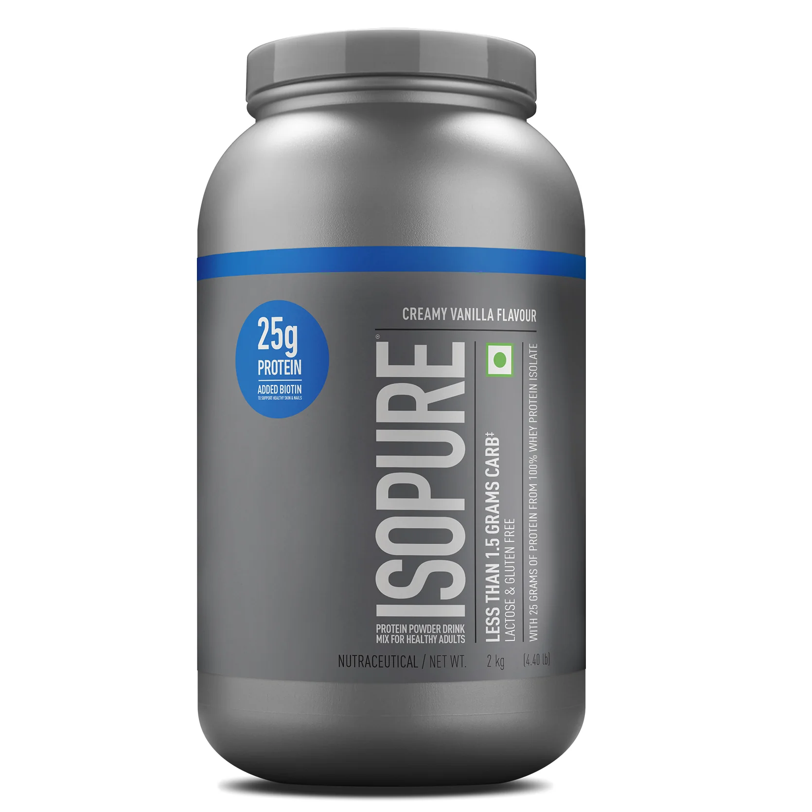 Isopure 2 kg Creamy Vanilla + Isopure 100% Creatine Monohydrate Micronized, 250g - Image 3