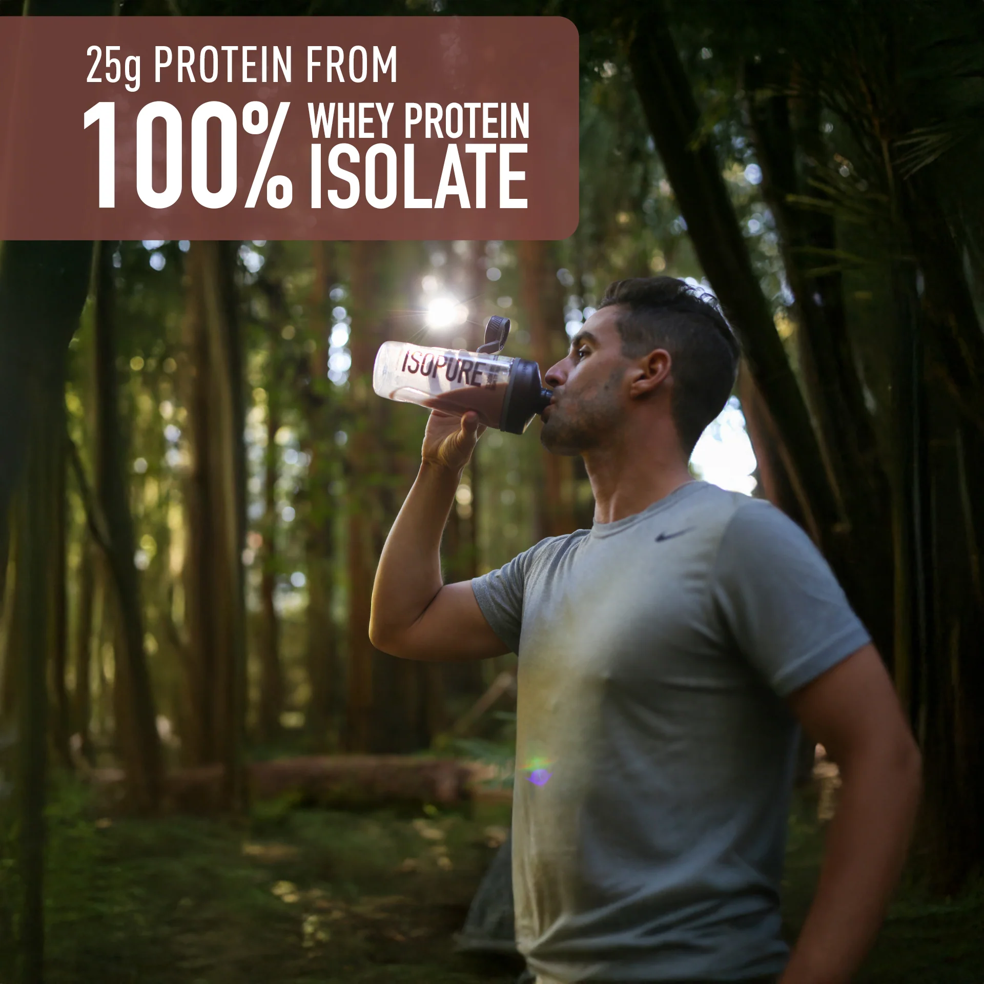 Isopure Low Carb Dutch Chocolate Whey Isolate Protein Powder- Pack of 5 single serve sachets - Image 4