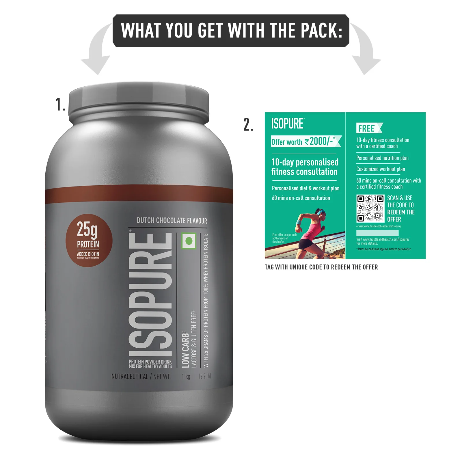 Isopure Low Carb Whey Protein Isolate Powder | Dutch Chocolate | 1 Kg - Image 10