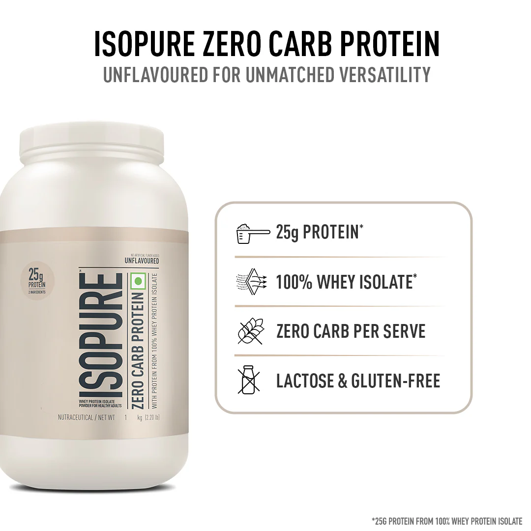 Isopure Unflavored + Isopure Collagen Peptides (12g/serve) with Biotin & Vitamin E- 250g (Unflavored) - Image 3