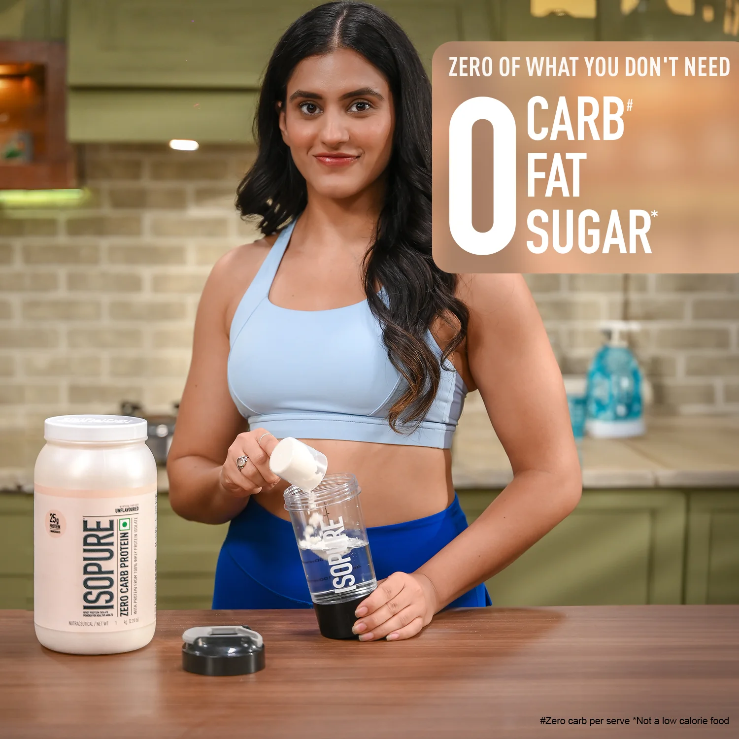 Isopure Zero Carb Protein 1 kg / 2.2 lbs (Unflavoured) - Image 5