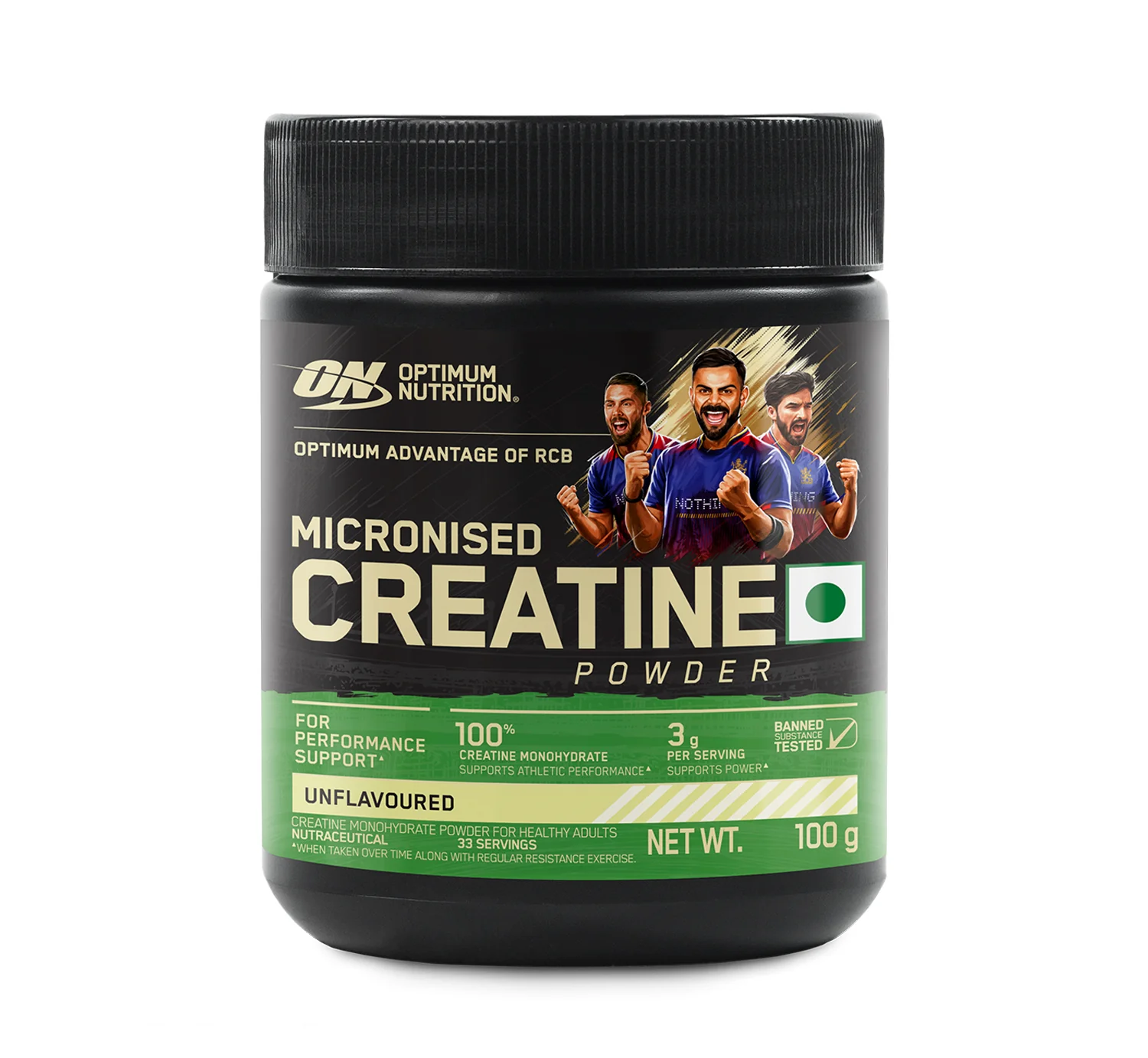 Optimum Nutrition (ON) Micronized Creatine Powder - 100g, Citrus Orange - Image 10