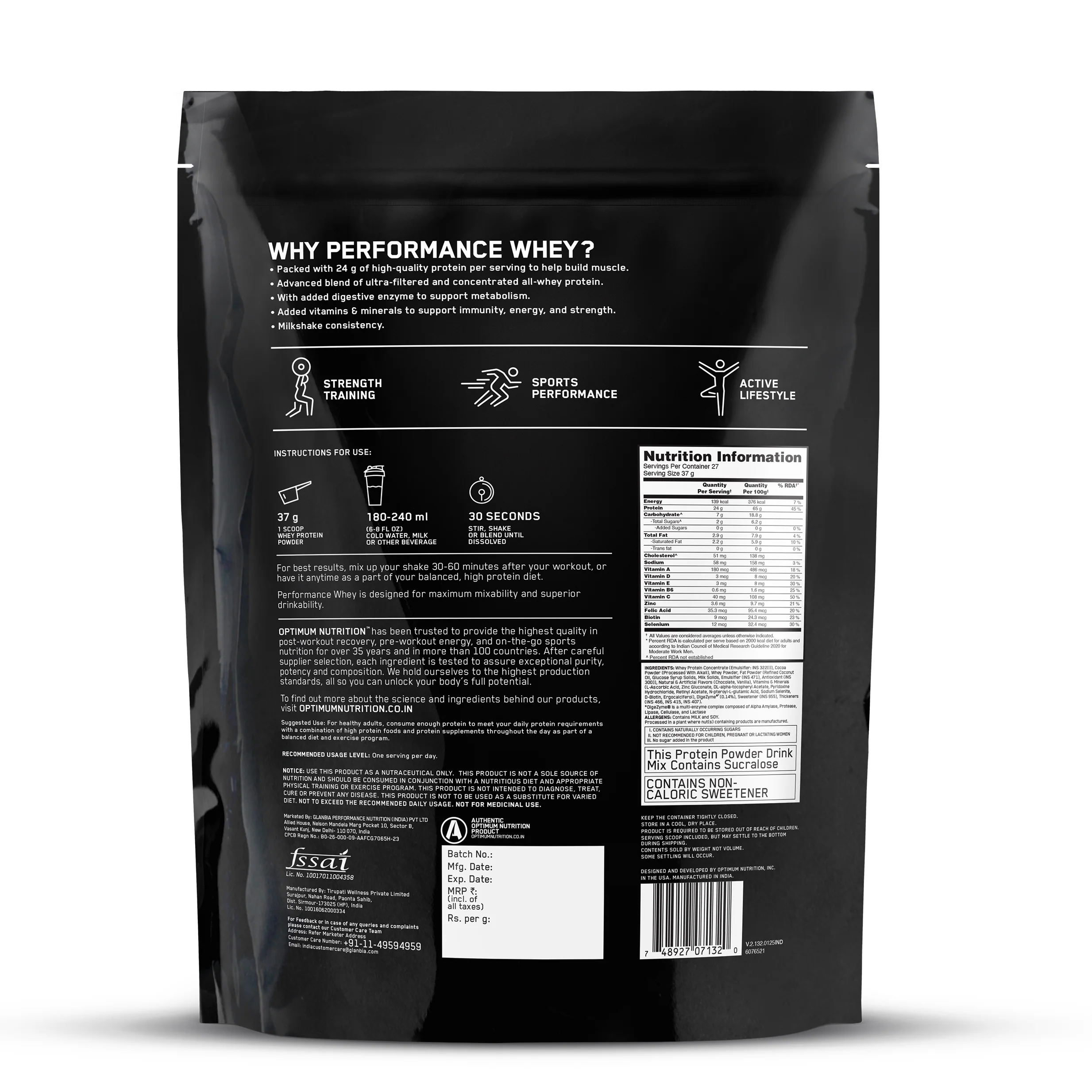 Performance Whey 1 kg - Pack of 2 - Image 13