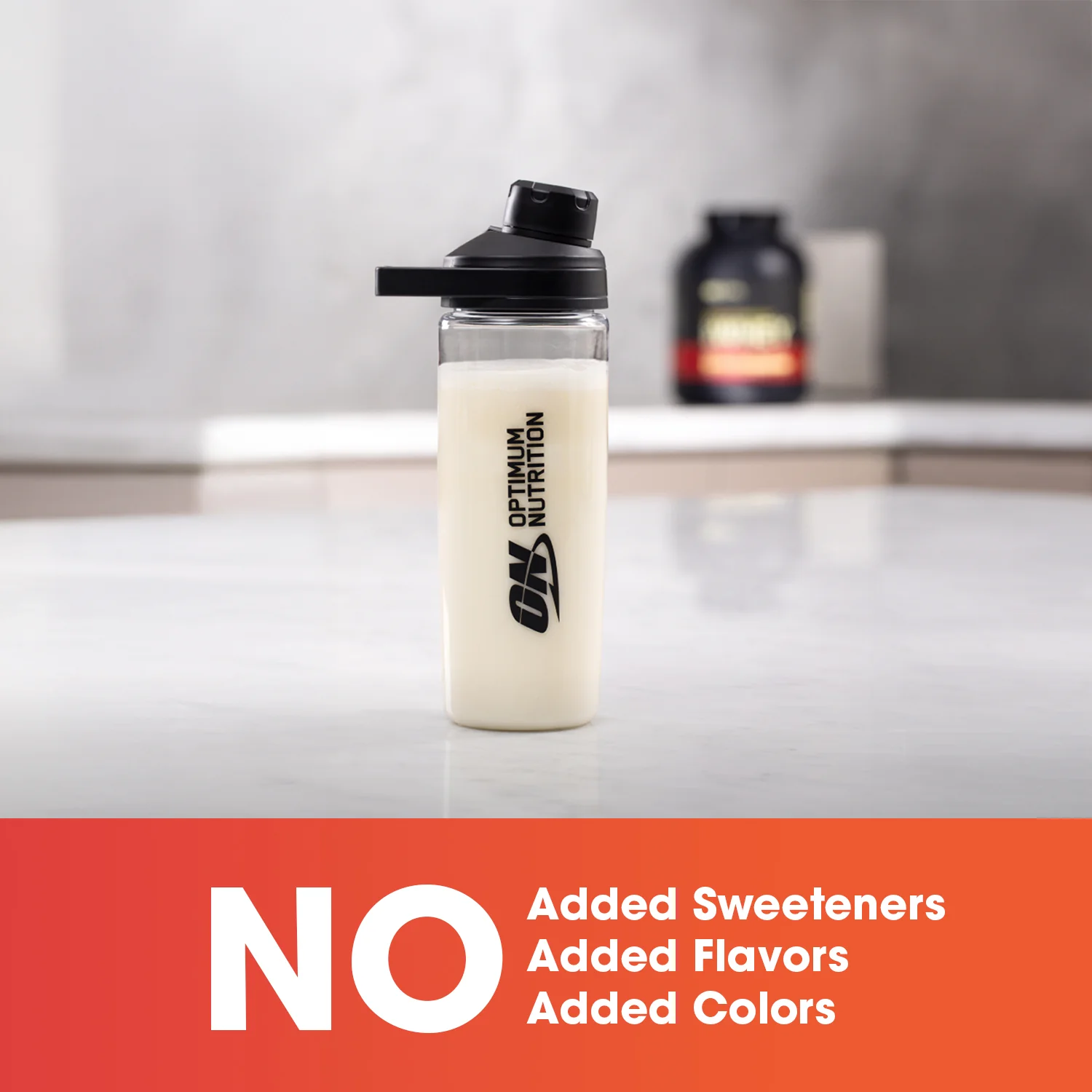 Unflavoured Optimum Nutrition (ON) Gold Standard 100% Whey Protein Powder - 2 lb, 907 g - Image 7